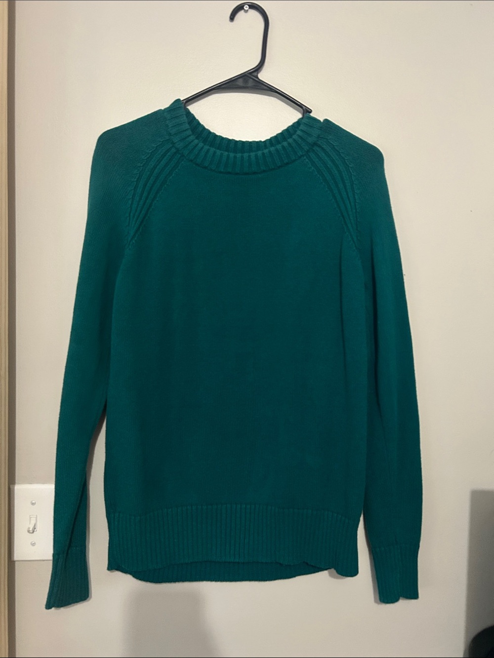 Kim Rogers Teal Crewneck Sweater